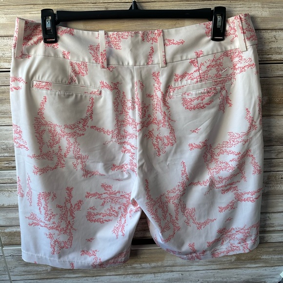 Nike Golf Women's White and Pink Graphic Shorts - Picture 4 of 11